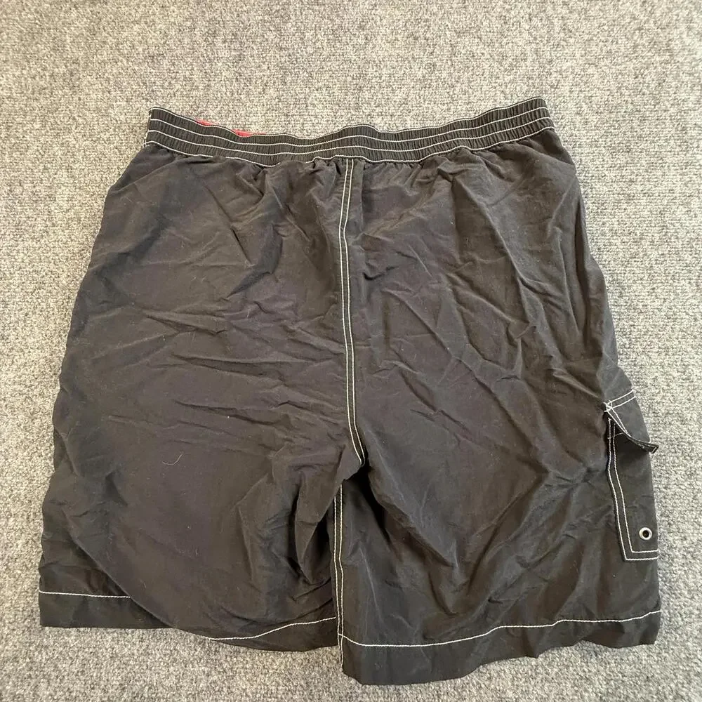 Polo Ralph Lauren Men's Black Cargo Swim‎ Trunks Size Large #1774